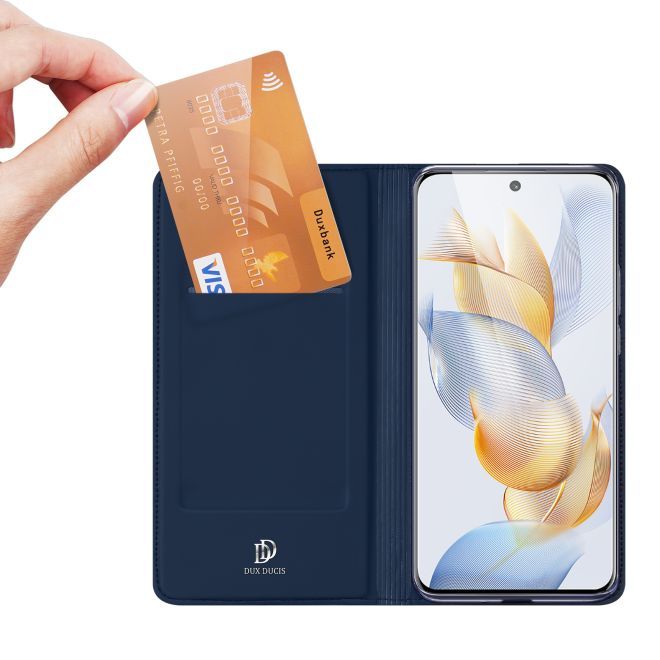 Dux Ducis - Honor 90 Pro Hülle - Handy Bookcover - Skin Pro Series - blau