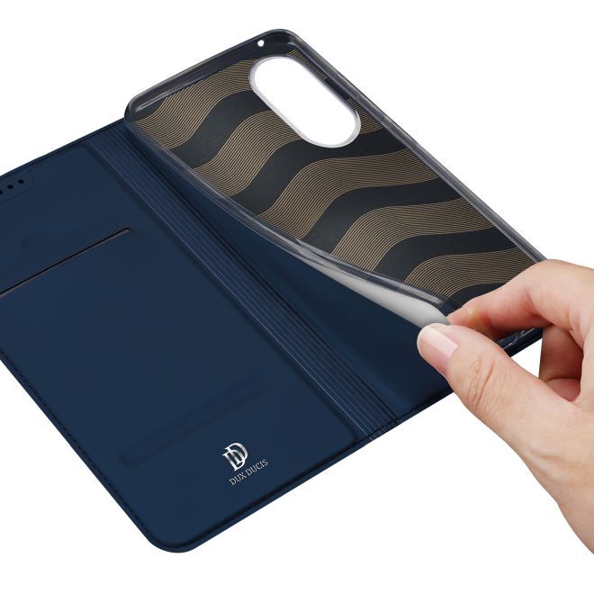 Dux Ducis - Honor 90 Pro Hülle - Handy Bookcover - Skin Pro Series - blau