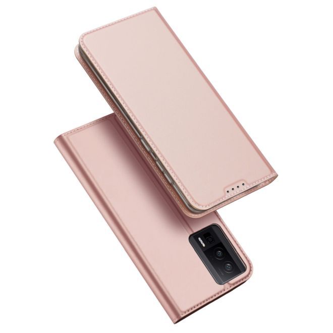 Dux Ducis - Xiaomi Poco F5 Pro Hülle - Handy Bookcover - Skin Pro Series - rosa