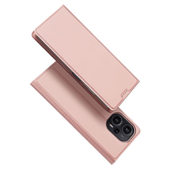 Dux Ducis - Xiaomi Poco F5 Hülle - Handy Bookcover - Skin Pro Series - rosa