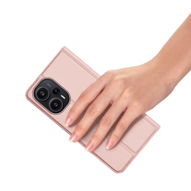 Dux Ducis - Xiaomi Poco F5 Hülle - Handy Bookcover - Skin Pro Series - rosa