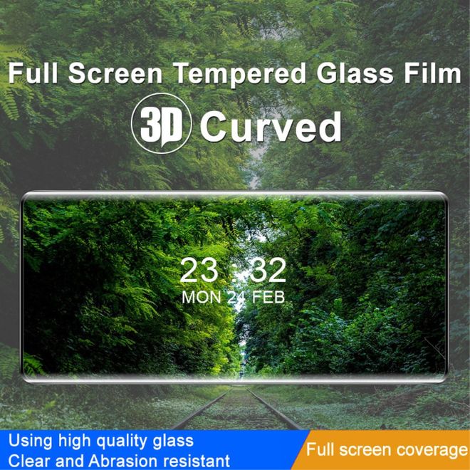 Imak - vivo X90 Pro Schutzglas Displayschutz - Anti-Explosion Panzer Glas - 3D Curved - transparent