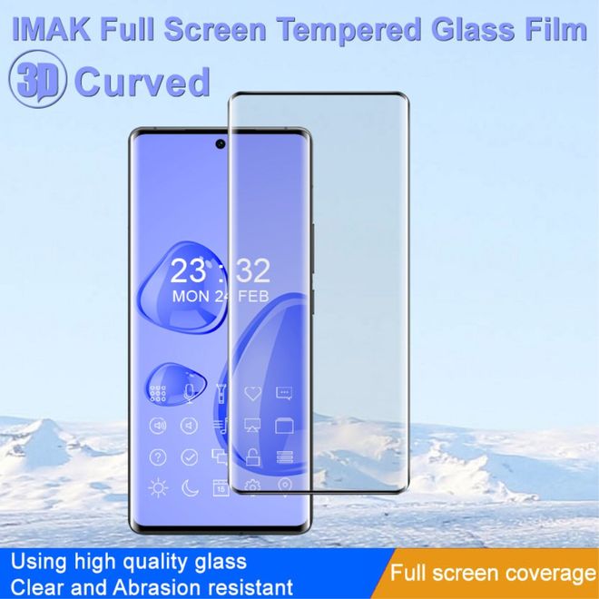 Imak - vivo X90 Pro Schutzglas Displayschutz - Anti-Explosion Panzer Glas - 3D Curved - transparent