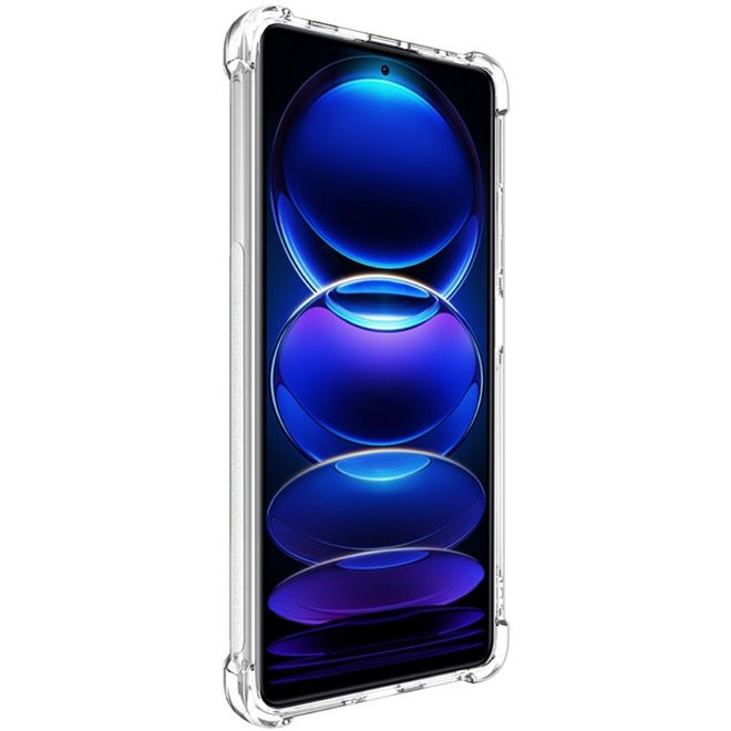 Imak - Xiaomi Redmi Note 12 Pro+ 5G Hülle - Robustes Softcase aus TPU - Air Cushion Fallschutz - Trendy Series - transparent