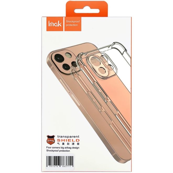 Imak - Xiaomi Redmi Note 12 Pro+ 5G Hülle - Robustes Softcase aus TPU - Air Cushion Fallschutz - Trendy Series - transparent