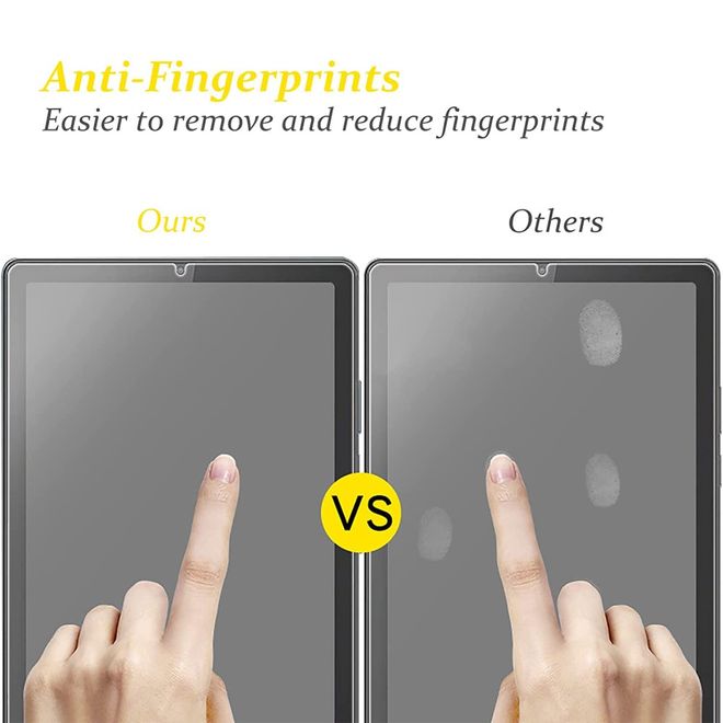 Lenovo Tab M8 (4th Gen) Schutzglas - Displayschutz aus gehärtetem Glas - Full Screen - transparent