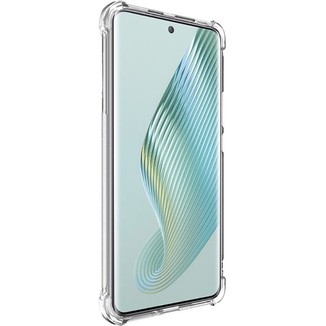 Imak - Honor Magic5 Hülle - Robustes Softcase aus TPU - Air Cushion Fallschutz - Trendy Series - transparent