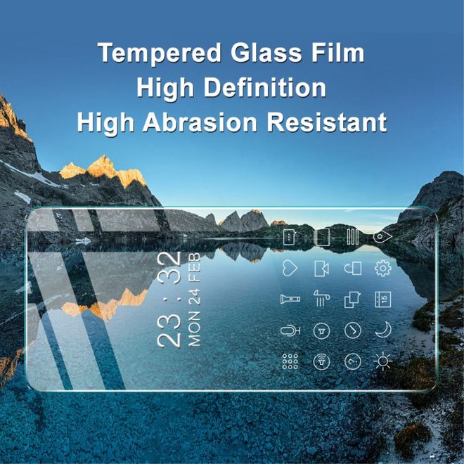 Imak - Honor X8a Schutzglas - Displayschutz aus gehärtetem Glas - H Series - transparent