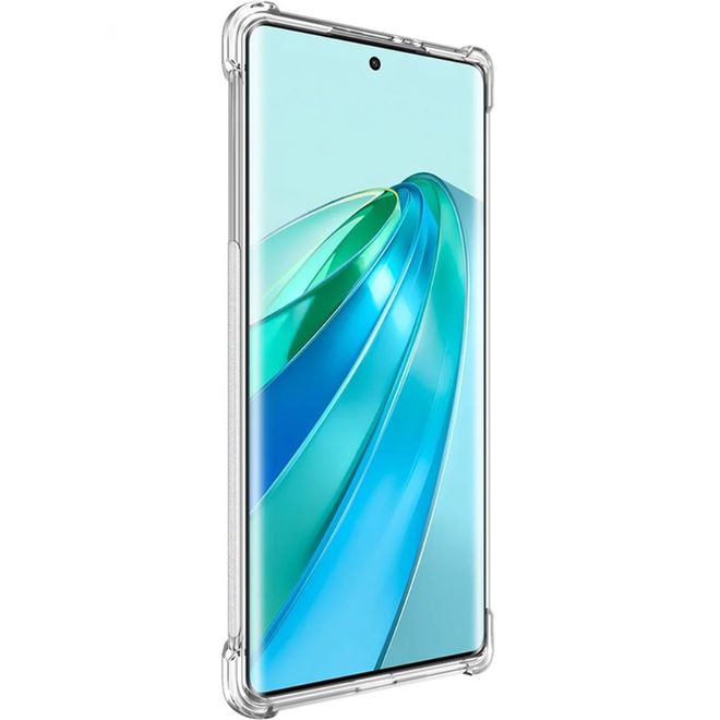 Imak - Honor Magic5 Lite / X9a / X40 Hülle - Robustes Softcase aus TPU - Air Cushion Fallschutz - Trendy Series - transparent