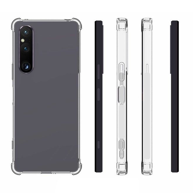 Sony Xperia 1 V Hülle - Softcase TPU Series - transparent