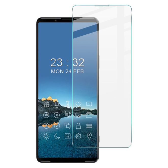 Imak - Sony Xperia 1 V Schutzglas - Displayschutz aus gehärtetem Glas - H Series - transparent