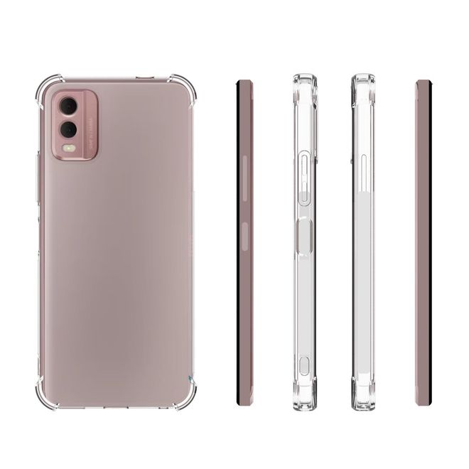 Nokia C32 Hülle - Softcase TPU Series - transparent