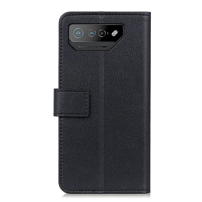 Ausu ROG Phone 7 / ROG Phone 7 Ultimate Handy Hülle - Classic II Leder Bookcover Series - schwarz
