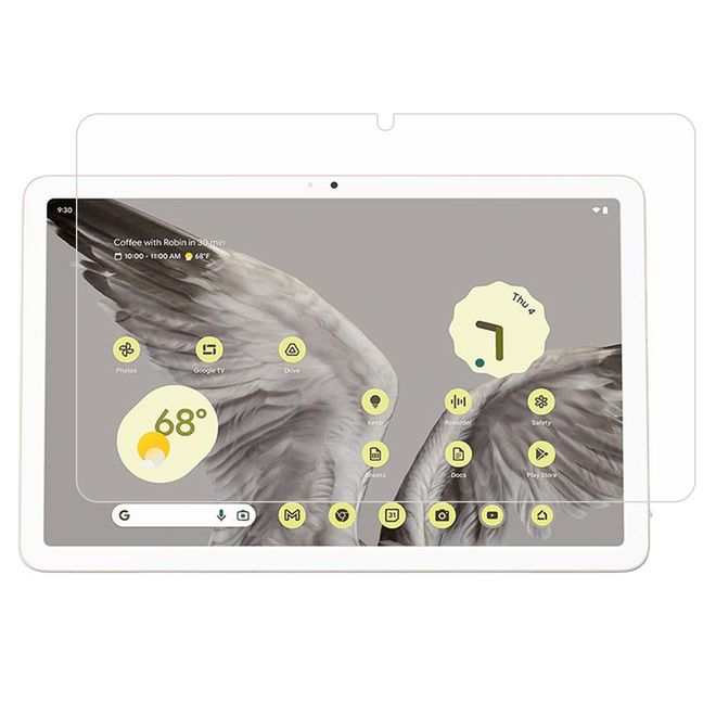 Google Pixel Tablet Screen Protector - Tempered Glass Screen Protector - 2.5D Full Cover - Transparent