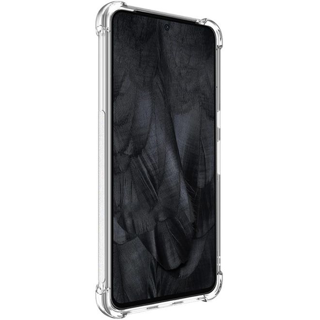 Imak - Google Pixel 8 Pro Hülle - Robustes Softcase aus TPU - Air Cushion Fallschutz - Trendy Series - transparent