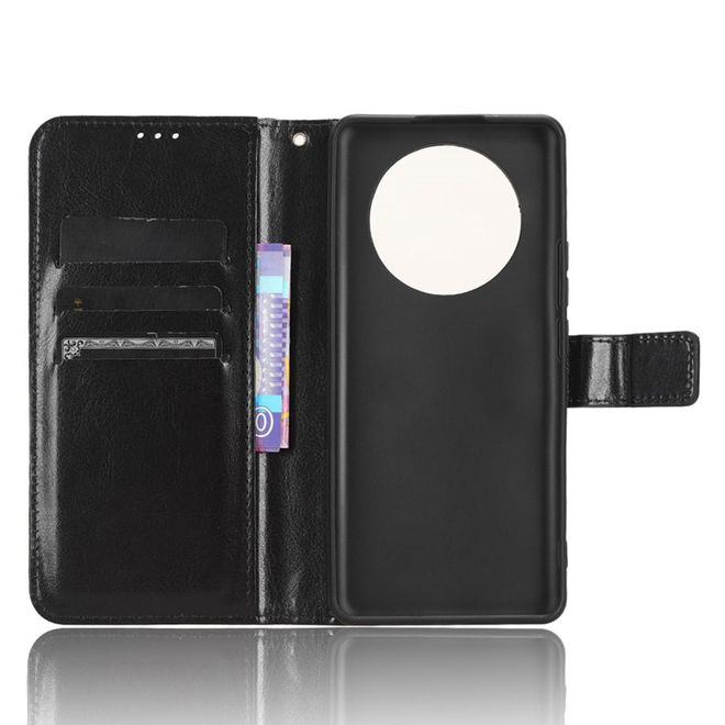 Realme 11 Pro+ / 11 Pro Handyhülle - Crazy Horse III Leder Series Case - schwarz