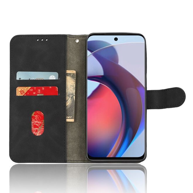 Motorola Moto G Stylus (2023) Handy Hülle - Leder Bookcover - PU Leather Stand Wallet Series - schwarz