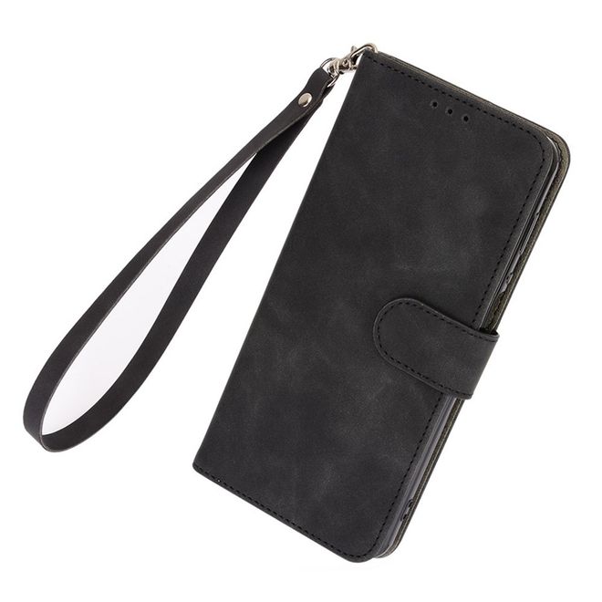 Motorola Moto G Stylus (2023) Handy Hülle - Leder Bookcover - PU Leather Stand Wallet Series - schwarz