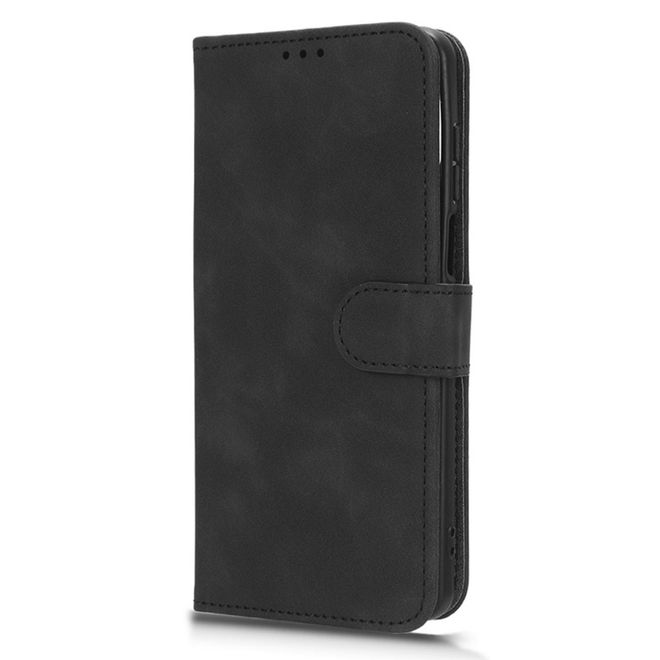 Motorola Moto G Stylus (2023) Handy Hülle - Leder Bookcover - PU Leather Stand Wallet Series - schwarz