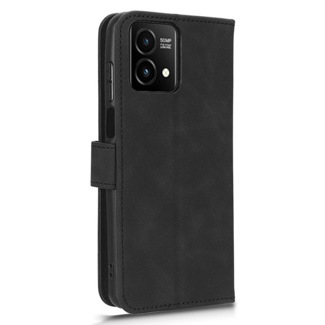 Motorola Moto G Stylus (2023) Handy Hülle - Leder Bookcover - PU Leather Stand Wallet Series - schwarz