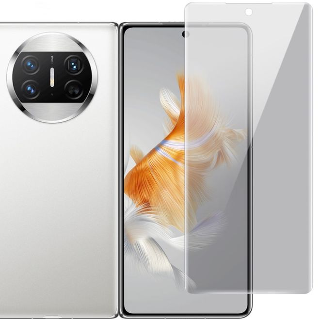 Imak - Huawei Mate X3 Hydrogel TPU Schutzfolie - Privacy Displayschutz - Full Sreeen - schwarz