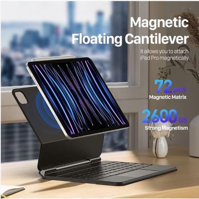 Dux Ducis - iPad Air 11 (2026/2025/2024/2022/2020) / iPad Pro 11 (2022/2021/2020/2018) Tastatur Hülle - Keyboard Case - MK Series - schwarz