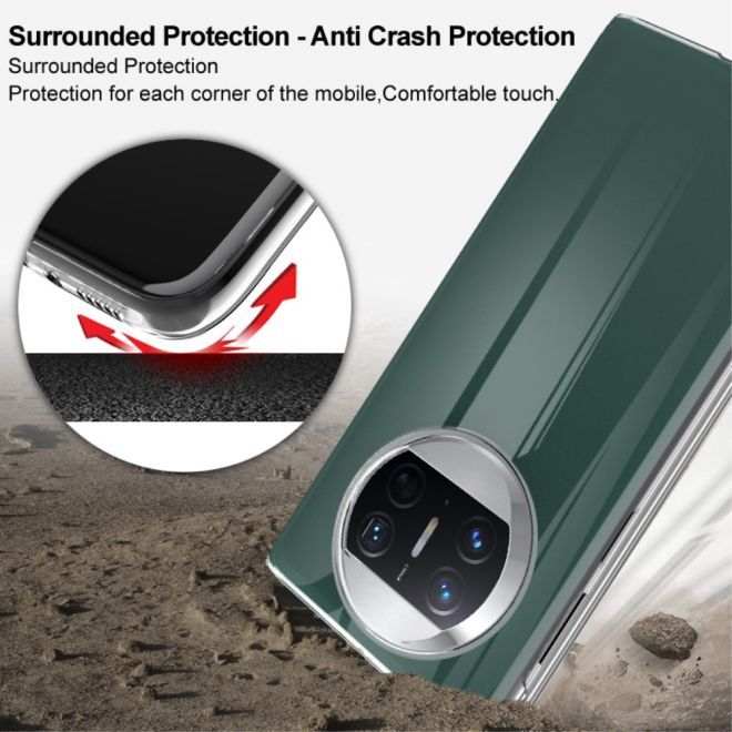 Imak - Huawei Mate X3 Hülle - Backcover + Displayschutz - Hardcase - Air II Pro Series - transparent