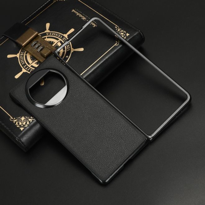 Huawei Mate X3 Hülle - Litchi Texture Series - schwarz