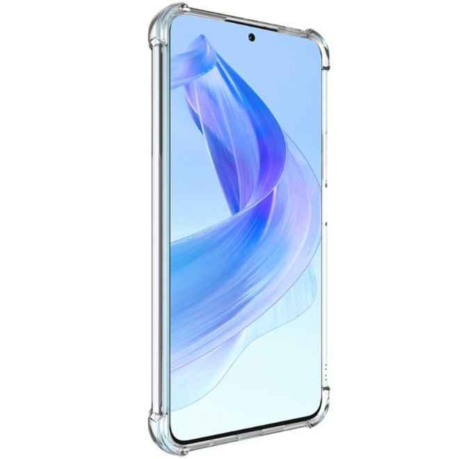 Imak - Honor 90 Lite Hülle - Robustes Softcase aus TPU - Air Cushion Fallschutz - Trendy Series - transparent