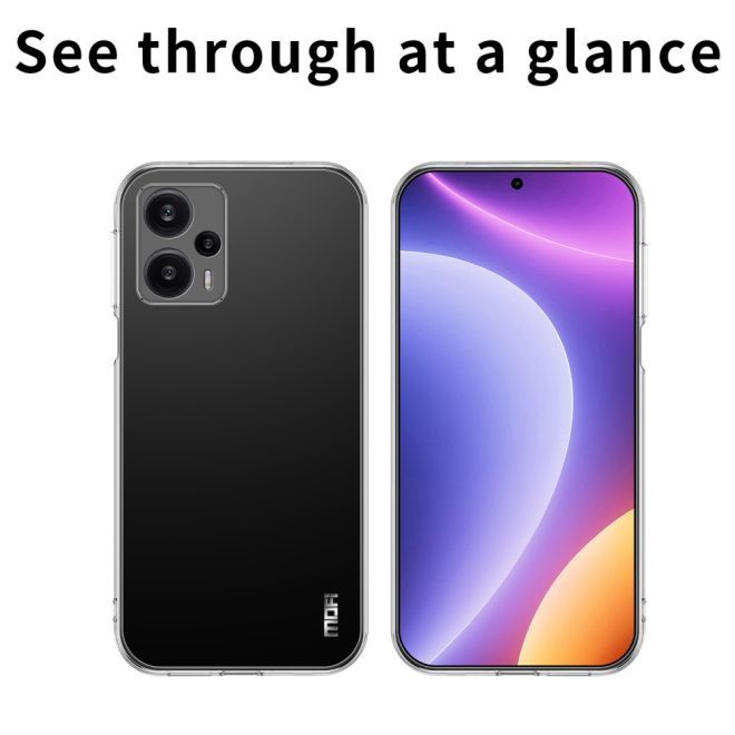 Xiaomi Poco F5 Hülle - Softcase TPU Series - transparent