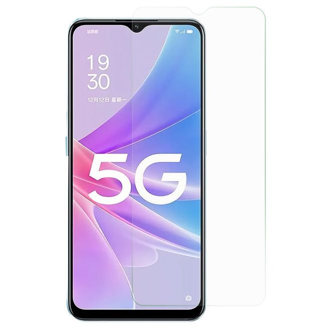 Oppo A58x Schutzglas Displayschutz - Panzer Glas - 0.3mm dick - transparent