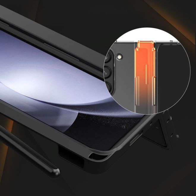 Araree - Samsung Galaxy Z Fold5 Schutzhülle - mit S-Pen Halterung - Nukin P Series - Made in Korea - schwarz