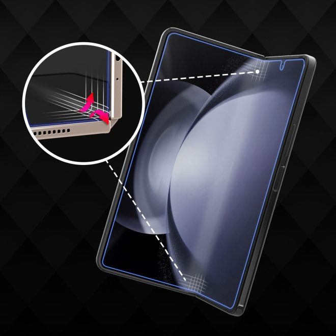 Araree - Samsung Galaxy Z Fold5 Schutzfilm aus Pet (2pcs) - Pure Diamond Series - Made in Korea - transparent