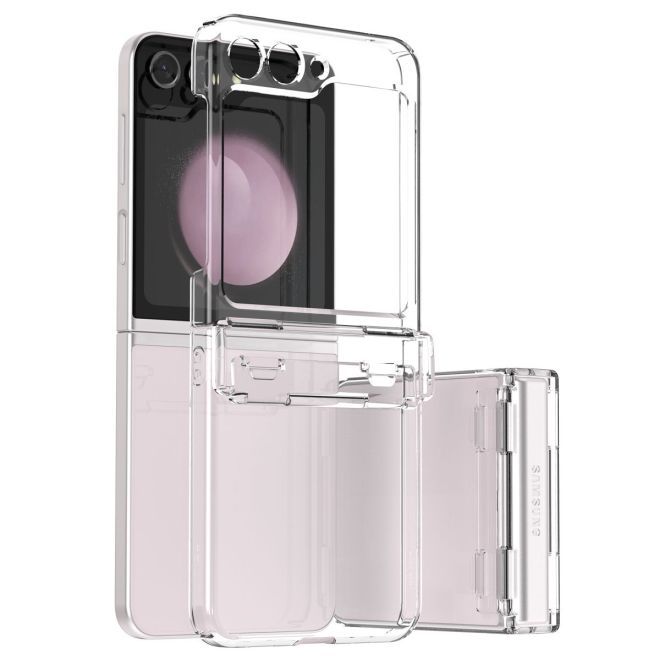 Araree - Samsung Galaxy Z Flip5 Schutzhülle Hardcase - 360 Nukin Series - Made in Korea - transparent