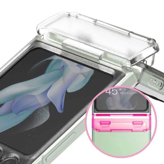 Araree - Samsung Galaxy Z Flip5 Schutzhülle Hardcase - 360 Nukin Series - Made in Korea - transparent