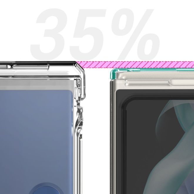 Araree - Samsung Galaxy Z Flip5 Schutzhülle Hardcase - 360 Nukin Series - Made in Korea - transparent