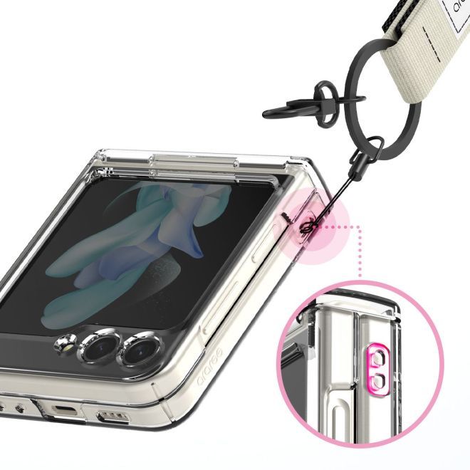 Araree - Samsung Galaxy Z Flip5 Schutzhülle Hardcase - 360 Nukin Series - Made in Korea - transparent