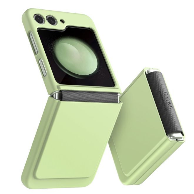 Araree - Samsung Galaxy Z Flip5 Hülle - Case aus Plastik - Aero Flex Series - Made in Korea - grün