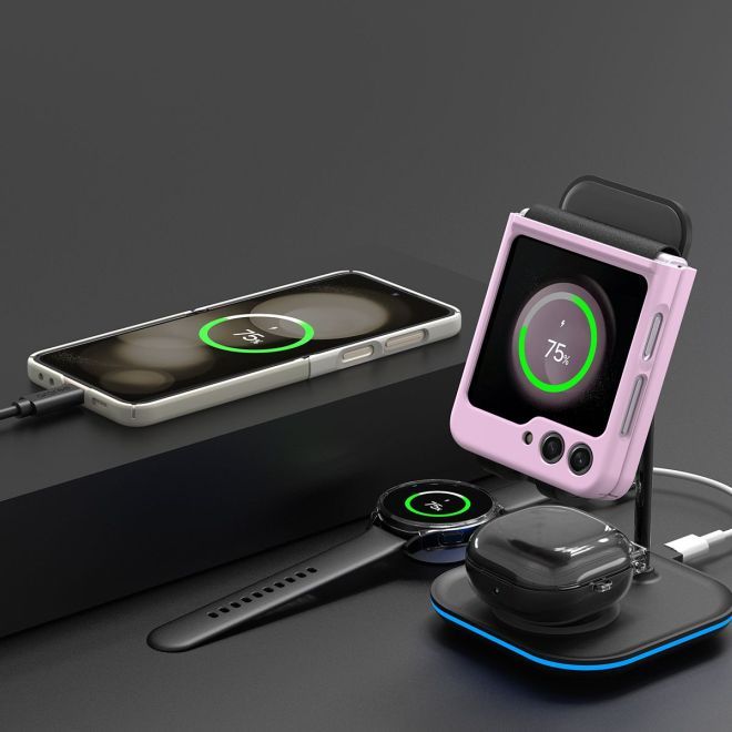 Araree - Samsung Galaxy Z Flip5 Hülle - Case aus Plastik - Aero Flex Series - Made in Korea - grün