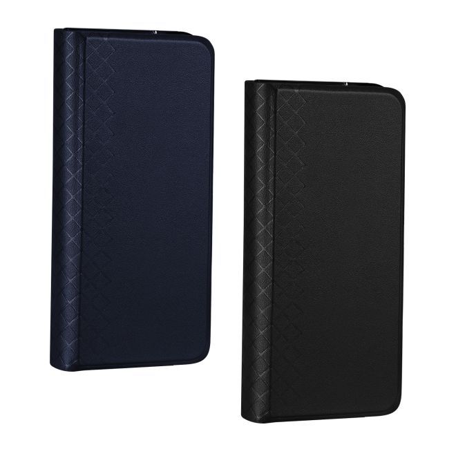 Dux Ducis - Google Pixel Fold Hülle - Leder Case - Bril Series - blau