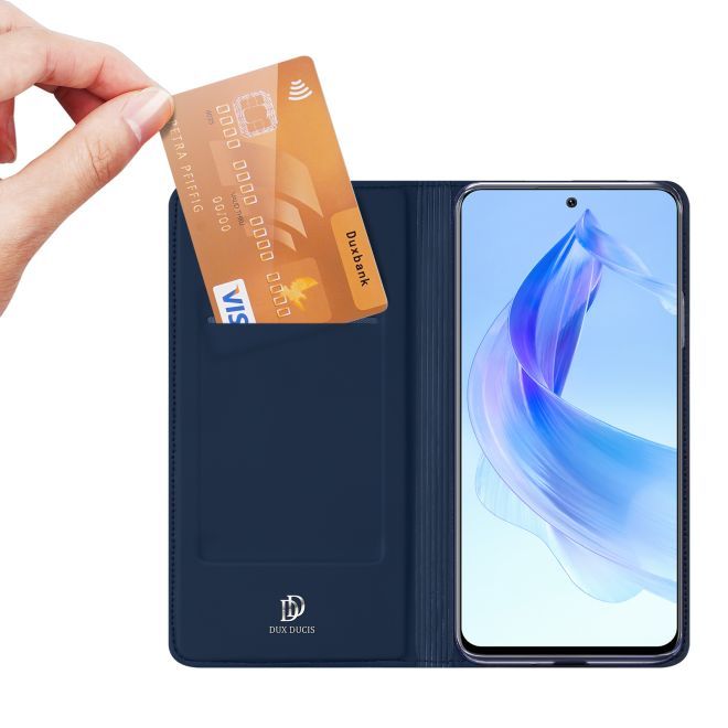 Dux Ducis - Honor 90 Lite Hülle - Handy Bookcover - Skin Pro Series - blau