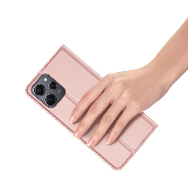 Dux Ducis - Xiaomi Redmi 12 / Redmi Note 12R Hülle - Handy Bookcover - Skin Pro Series - rosa