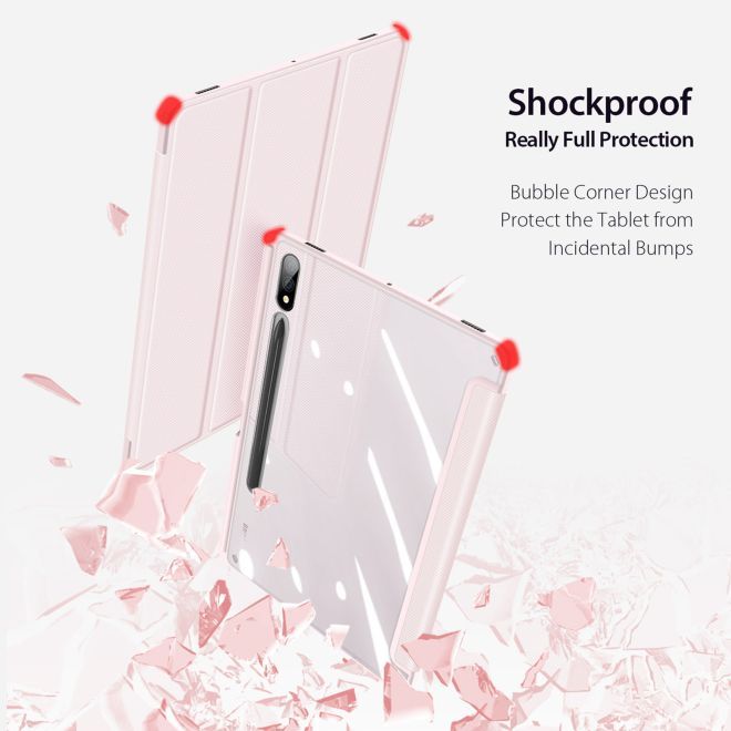 Dux Ducis - Samsung Galaxy Tab S9+ Hülle - Leder Bookcover - Toby Series - pink