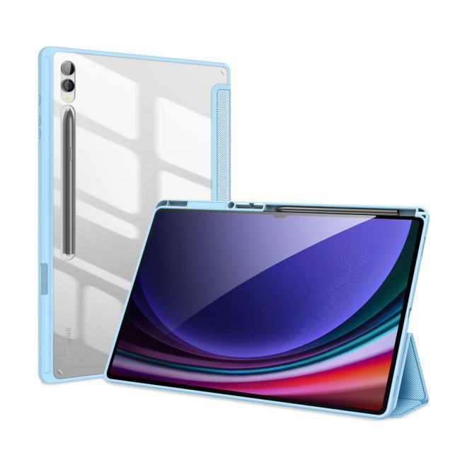 Dux Ducis - Samsung Galaxy Tab S9 Ultra / S8 Ultra Hülle - Leder Bookcover - Toby Series - blau