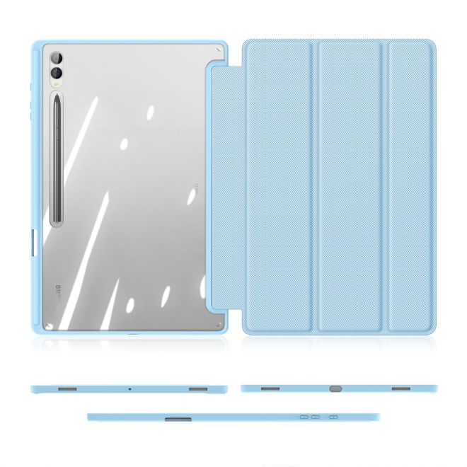 Dux Ducis - Samsung Galaxy Tab S9 Ultra / S8 Ultra Hülle - Leder Bookcover - Toby Series - blau