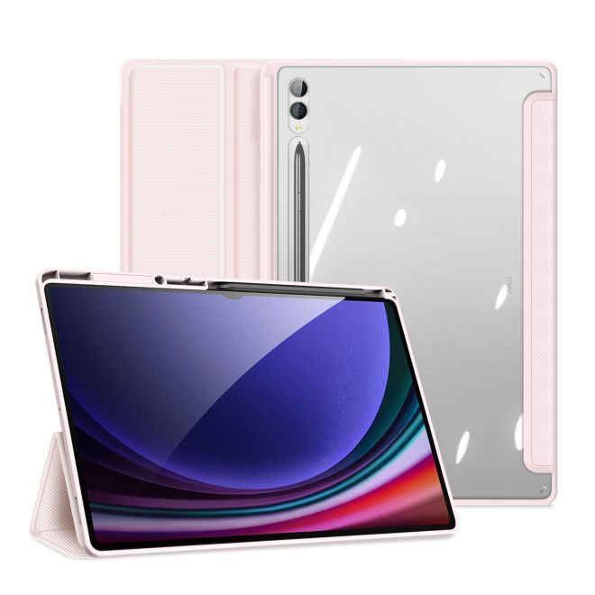Dux Ducis - Samsung Galaxy Tab S9 Ultra / S8 Ultra Hülle - Leder Bookcover - Toby Series - pink