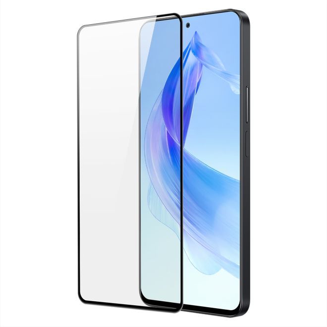 Dux Ducis - Honor 90 Lite Schutzglas - Displayschutz aus gehärtetem Glas - 9H Panzer Glas, 0.3mm dick  - schwarz