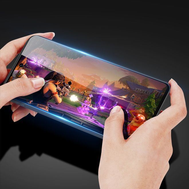 Dux Ducis - Honor 90 Lite Schutzglas - Displayschutz aus gehärtetem Glas - 9H Panzer Glas, 0.3mm dick  - schwarz