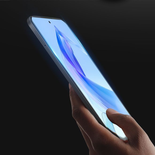 Dux Ducis - Honor 90 Lite Schutzglas - Displayschutz aus gehärtetem Glas - 9H Panzer Glas, 0.3mm dick  - schwarz