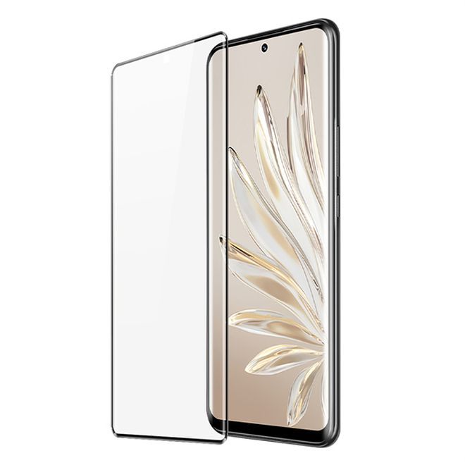 Dux Ducis - Honor 70 Pro Schutzglas - Displayschutz aus gehärtetem Glas - 9H Panzer Glas - Curved - schwarz